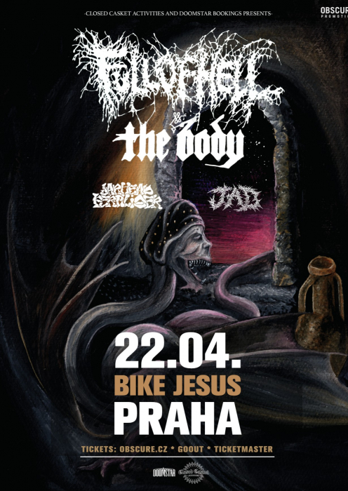 FULL OF HELL, THE BODY, JARHEAD FERTILIZER, JAD - Praha