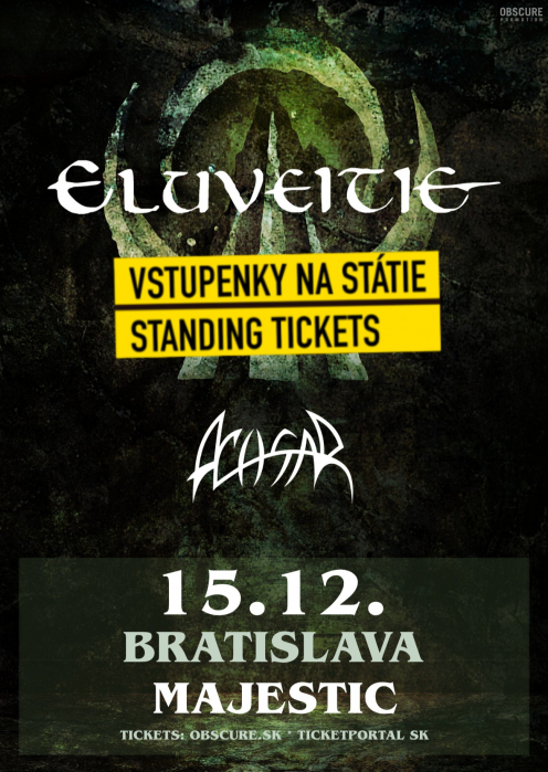ELUVEITIE, ACHSAR - Bratislava