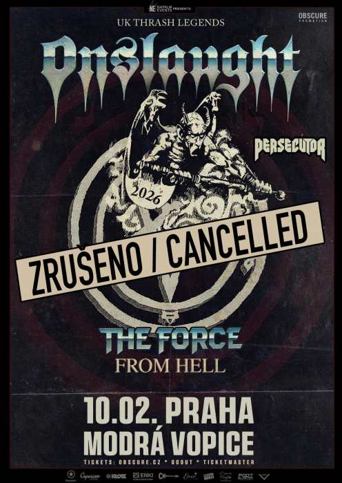 ONSLAUGHT, PERSECUTOR - Praha