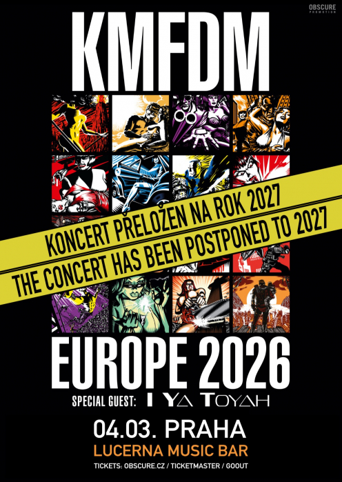 KMFDM, I YA TOYAH - Praha