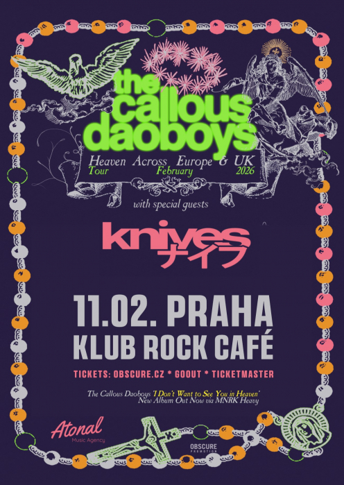 THE CALLOUS DAOBOYS, KNIVES - Praha