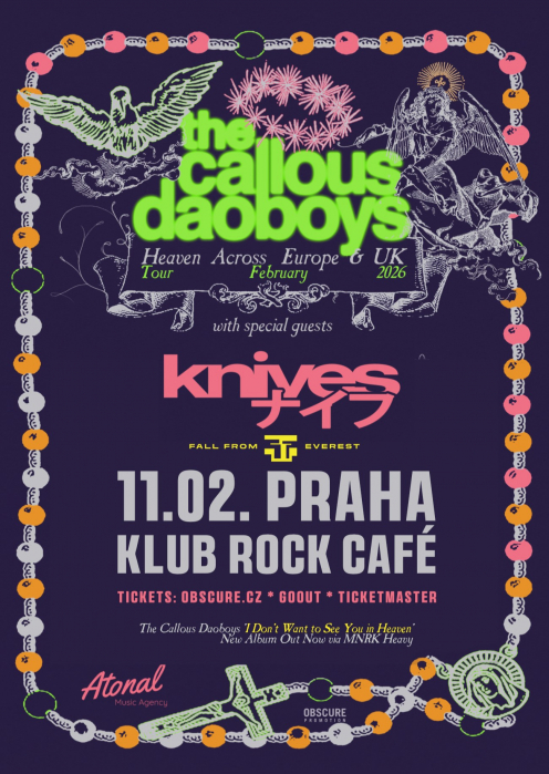 THE CALLOUS DAOBOYS, KNIVES - Praha