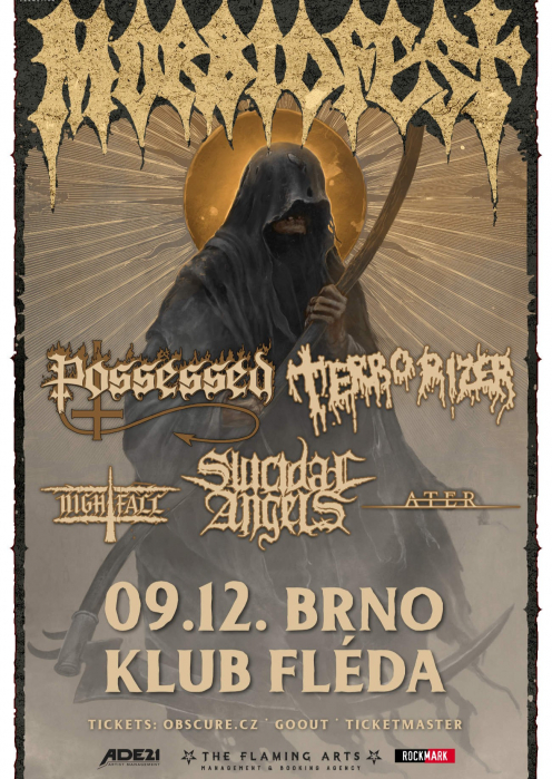 MORBIDFEST 2025: POSSESSED, TERRORIZER, SUICIDAL ANGELS, NIGHTFALL, ATER - Brno