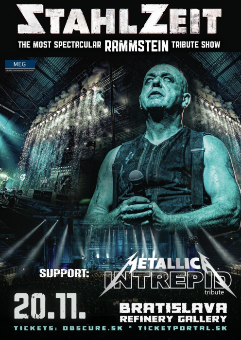 STAHLZEIT - The most spectacular Rammstein tribute show, INTREPID – Metallica tribute band - Bratislava