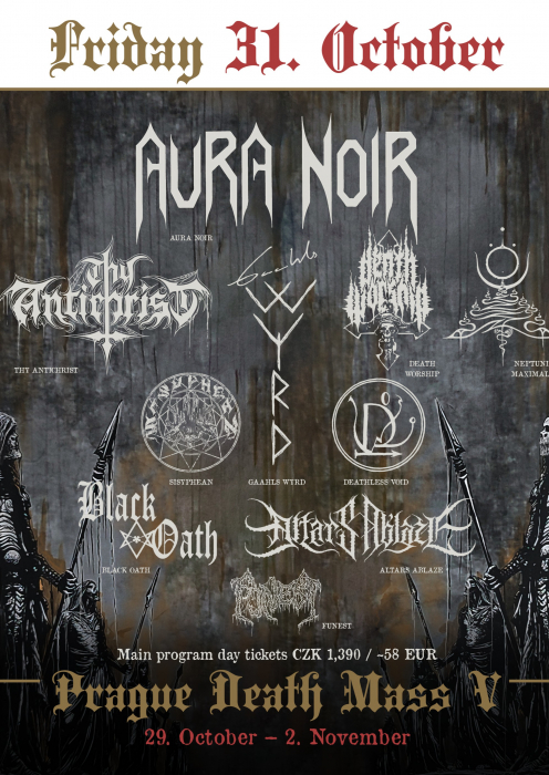 PRAGUE DEATH MASS V - DAY TICKET (Friday, 31 October 2025)