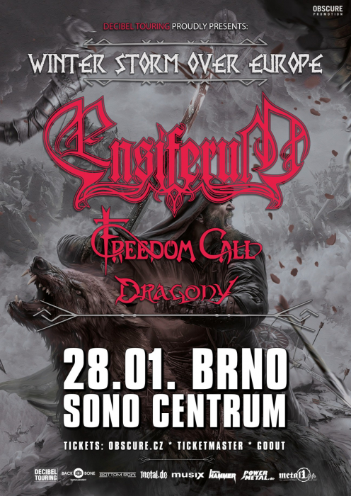 ENSIFERUM, FREEDOM CALL, DRAGONY - Brno