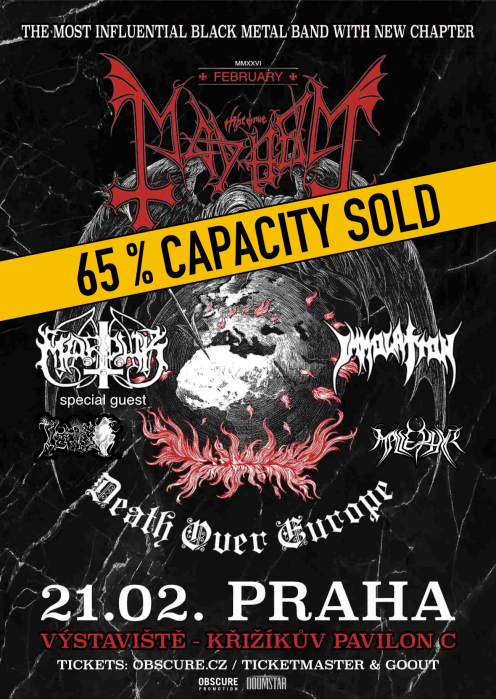 MAYHEM, MARDUK, IMMOLATION, INFERNO, MALLEPHYR - Praha