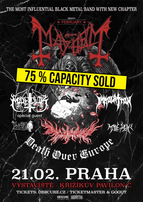 MAYHEM, MARDUK, IMMOLATION, INFERNO, MALLEPHYR - Praha