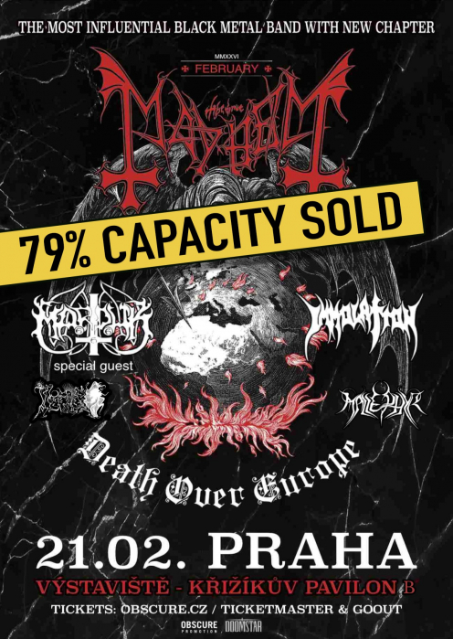 MAYHEM, MARDUK, IMMOLATION, INFERNO, MALLEPHYR - Praha