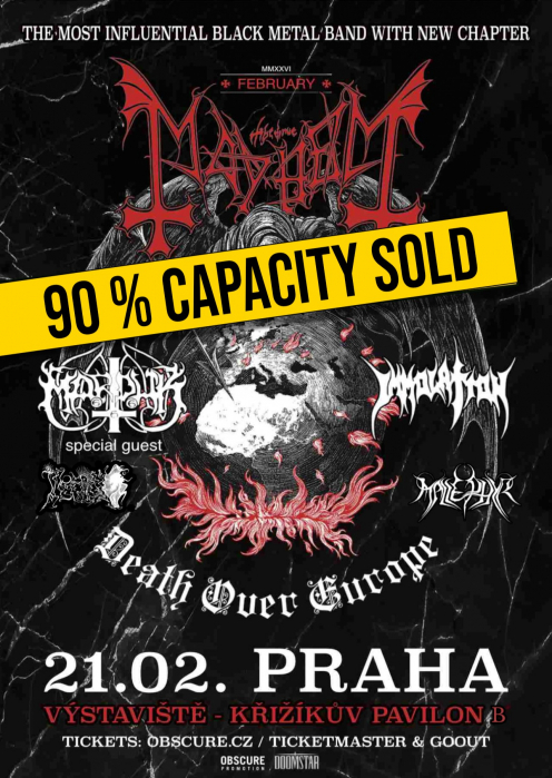MAYHEM, MARDUK, IMMOLATION, INFERNO, MALLEPHYR - Praha