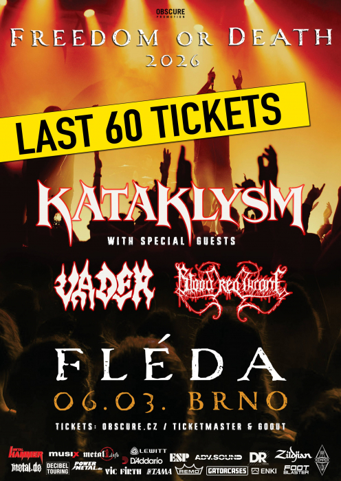 KATAKLYSM, VADER, BLOOD RED THRONE - Brno