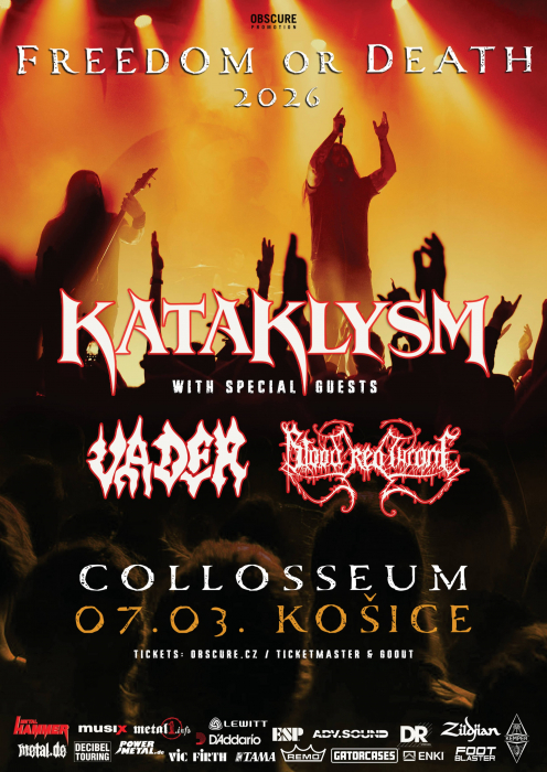 KATAKLYSM, VADER, BLOOD RED THRONE - Košice