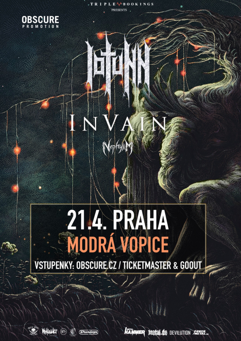 IOTUNN, IN VAIN, NEPHYLIM - Praha